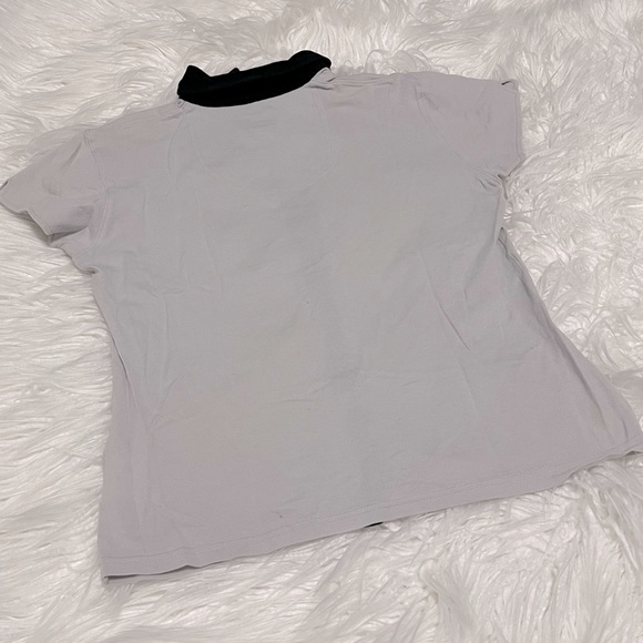 2𝒇𝒐𝒓$150 BURBERRY GOLF push-down button light blue shirt sizeS - Picture 9 of 9